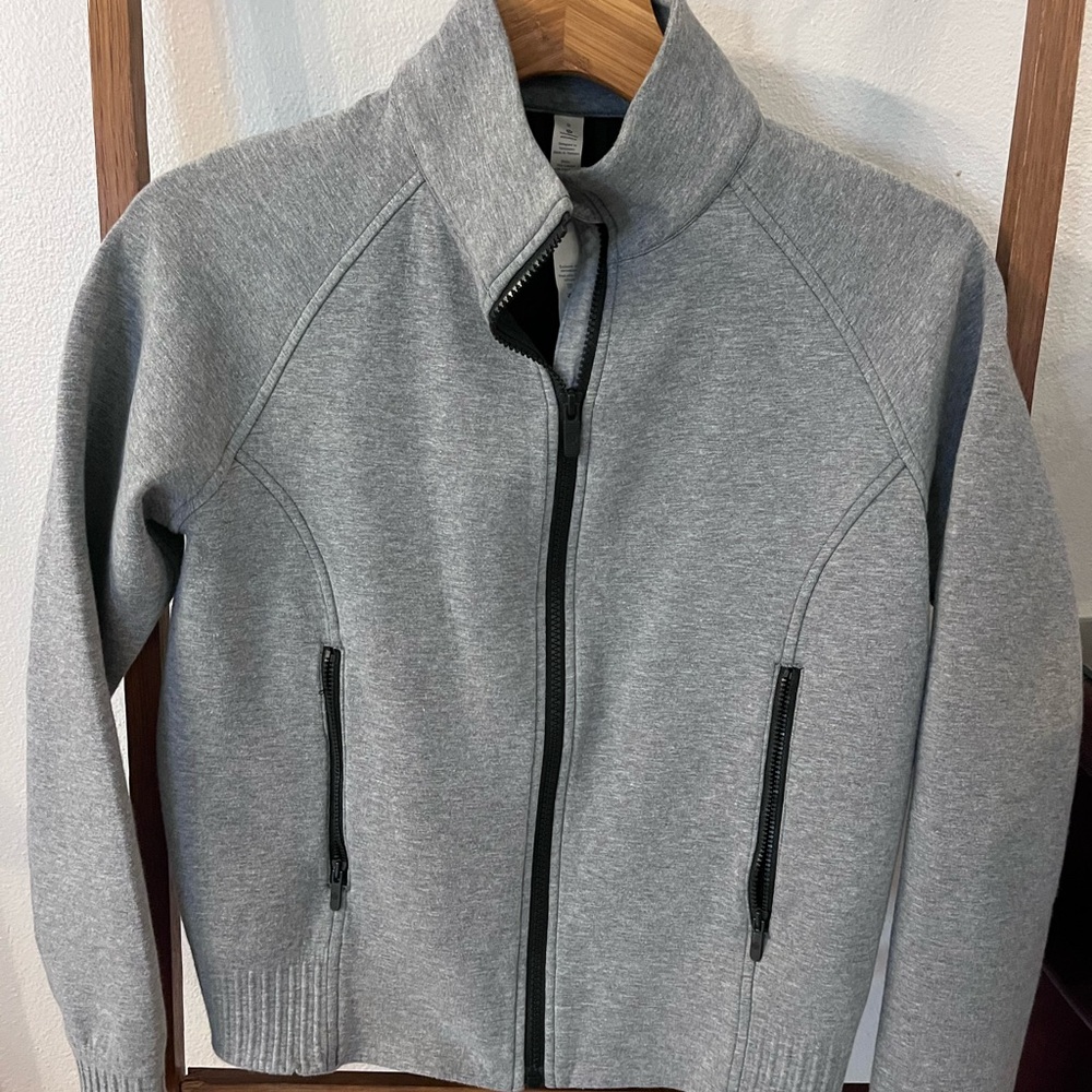 lululemon athletica Gray Full-Zip Sweatshirt Jacket
